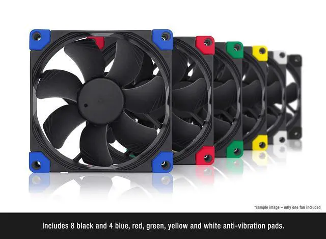 Alt view image 4 of 7 - Noctua NF-A9 PWM chromax.Black.swap, Premium Quiet Fan, 4-Pin (92mm, Black)