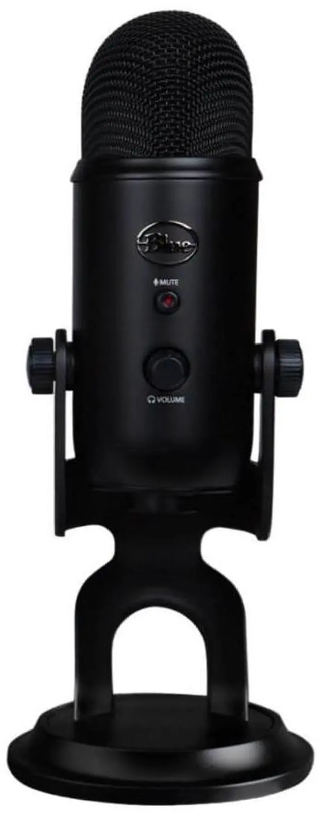 Alt view image 4 of 7 - reators Blue Yeti USB Microphone for PC, Mac, Gaming, Recording, Streaming, Podcasting, Studio and Computer Condenser Mic with Blue VO!CE effects, 4 Pickup Patterns, Plug and Play - Blackout