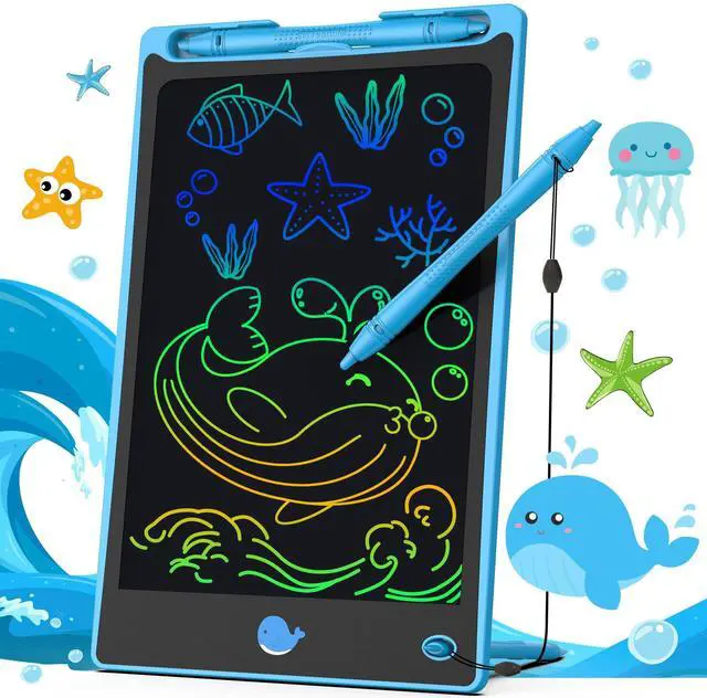 Main image of LCD Writing Tablet for Children 8.8 Inch, Toys for Girls Boys Drawing Pad for 3 4 5 6 7 Year Old Kids Toys, Easter Basket Stuffer for Kids, Toddler Gift Doodle Board Travel Essentials