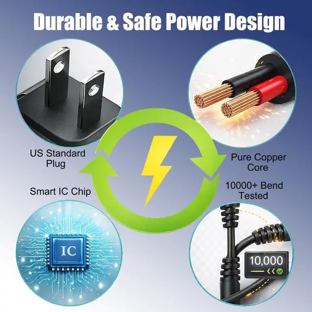 Alt view image 4 of 5 - 5V 2.5A Micro USB Power Supply Adapter with ON/Off Switch, Compatible with Raspberry Pi 3/3 B+, Pi 2, Zero, Model A/A+/B/B+ (Not for Pi 4/5)