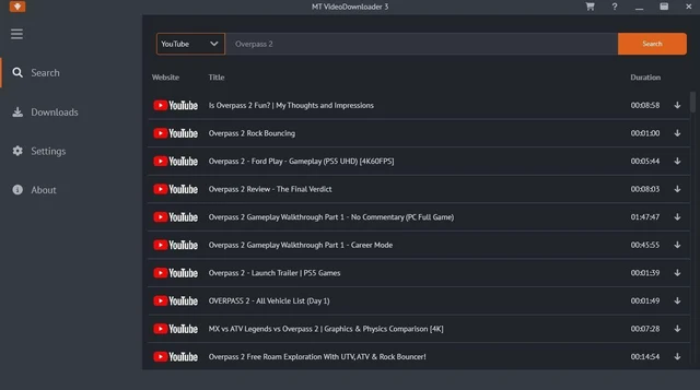 Alt view image 2 of 7 - Downloader PRO 3 software for YouTube download your favorite YouTube videos as MP4 video or MP3 audio compatible with Windows 11, 10