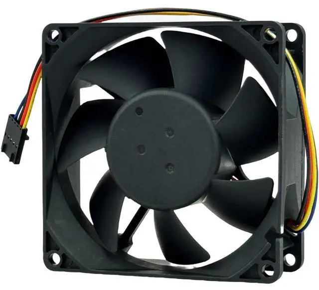 Alt view image 6 of 7 - PV903212PSPF 0A DC Brushless Temperature Control Fan, 9CM DC12V 0.60A 4-Wire for PV903212PSPF 0A Chassis CPU Cooling Fan