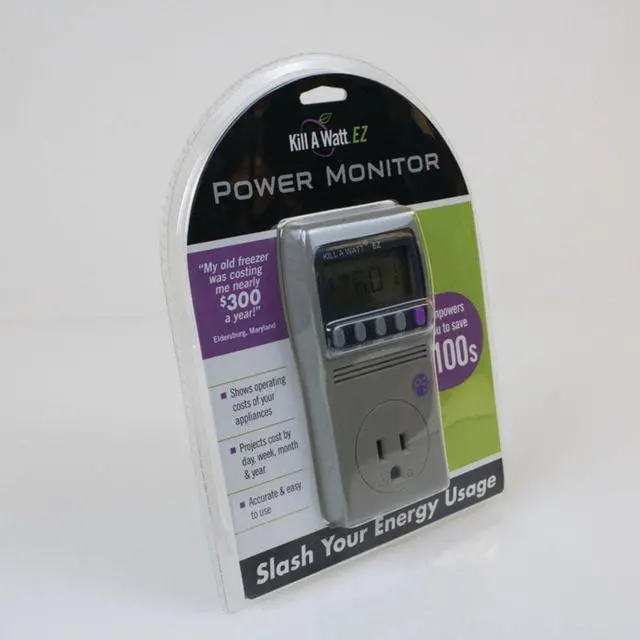 Alt view image 6 of 7 - International P4460 Kill A Watt EZ Electricity Usage Monitor , grey