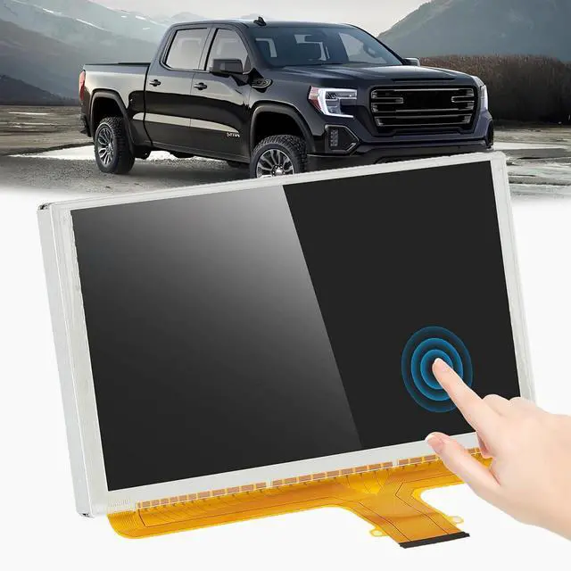 Main image of -01A 8" Touch Screen LCD Digitizer Monitor Radio Replacement for Chevy GMC, 2014-2018 Silverado Sierra, 2015-2019 Tahoe Yukon Suburban Colorado Canyon, 2017-2019 Acadia Terrain
