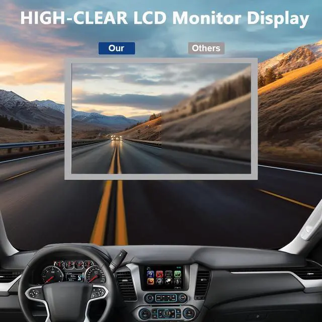 Alt view image 4 of 7 - -01A 8" Touch Screen LCD Digitizer Monitor Radio Replacement for Chevy GMC, 2014-2018 Silverado Sierra, 2015-2019 Tahoe Yukon Suburban Colorado Canyon, 2017-2019 Acadia Terrain