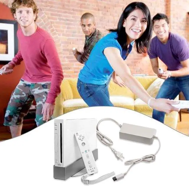 Alt view image 6 of 6 - Console Charger for Nintendo Wii - AC Wall Power Adapter Supply Cable Cord (Not for Wii U)