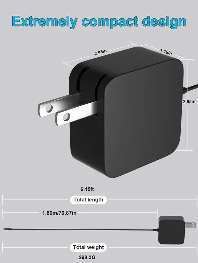 Alt view image 7 of 7 - 65W 45W USB-C Fast Charger Compatible with Steam Deck/OLED/Dcok, for Nintendo Switch/Lite/OLED/Dock Set and Other Game Controller and USB C Device Power Adapter Cord