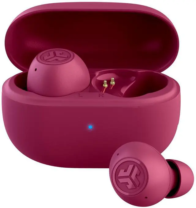 Main image of Go Pop ANC True Wireless Earbuds & Charging Case, Fuchsia, Active Noise Cancelling, 10mm Drivers, Dual Connect, Customize Your Sound with App, Be Aware Mode, Compact Fit, MEMS Microphone