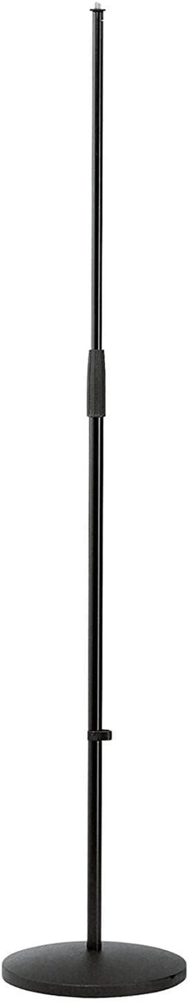 Main image of König & Meyer 26010.500.55 - Microphone Stand - Round Base Adjustable Height - Professional Grade - German Made - Black