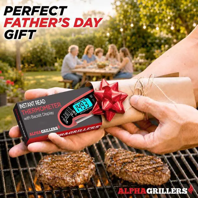 Alt view image 3 of 7 - Meat Thermometer Digital Instant Read Food Thermometer for Cooking & Grilling Professional Kitchen Fathers Day Gift for Dad Men Him Husband