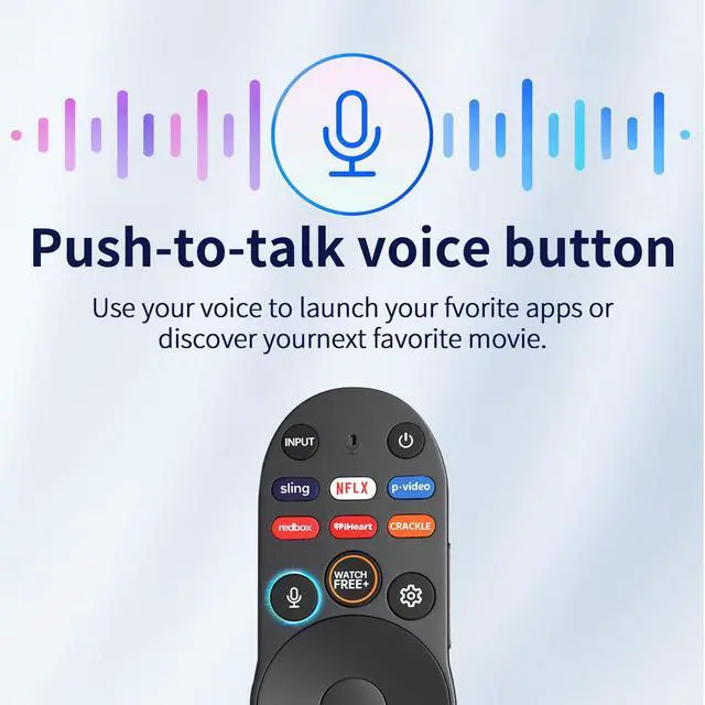 Alt view image 4 of 7 - XRT270 Voice Remote Control Replacement for VIZIO Smart TV Remote, Compatible with VIZIO SmartCast FHD 4K Quantum D/M/P/V-Series TVs