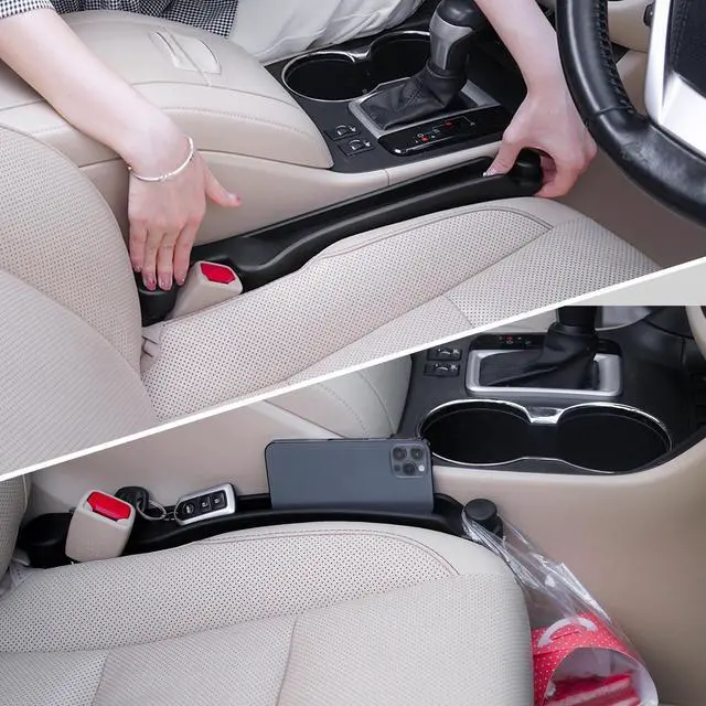 Main image of Car Seat Gap Filler Organizer 2Pack Soft Foam 3IN1 Multifunctional