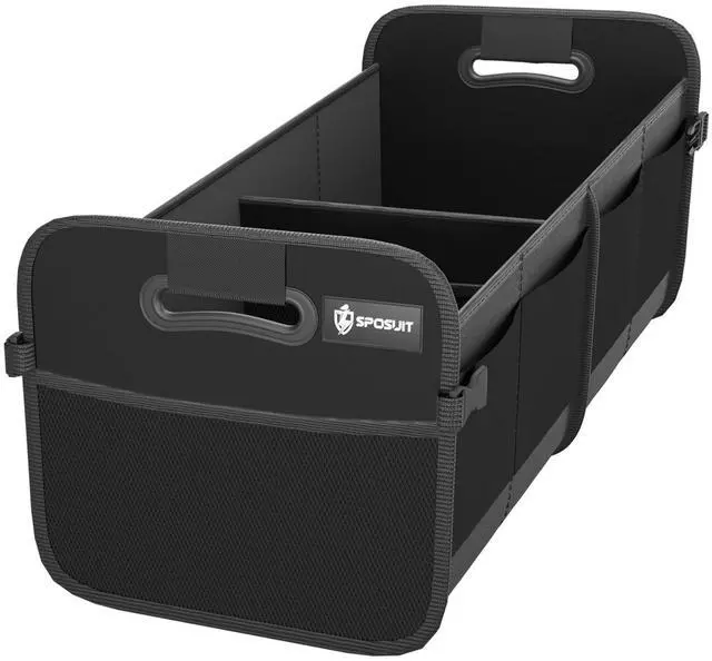 Main image of Trunk Organizer for Car - 70L Collapsible Car Storage with 11 Pockets & Reinforced Handles, SUV Trunk Organizers for Grocery Cargo(Black)