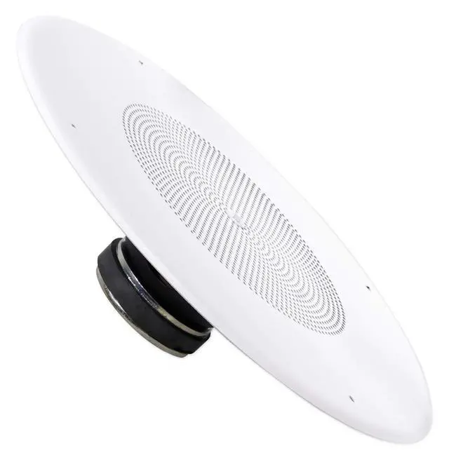 Alt view image 3 of 7 - Professional CSS8008 Commercial Series Round Ceiling Speaker, 8. 5-Watt Multi-Tap Transformer for 100V, 70V and 25V Distributed Lines. Single Speaker. White and Paintable