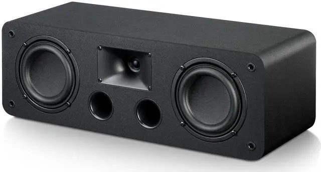 Main image of Center Channel Speaker Dual 4-inch Woofers and Silk Tweeter | Crystal-clear Dialogue for Home Theater. 8,Passive Speakers, Wall Mount,Single