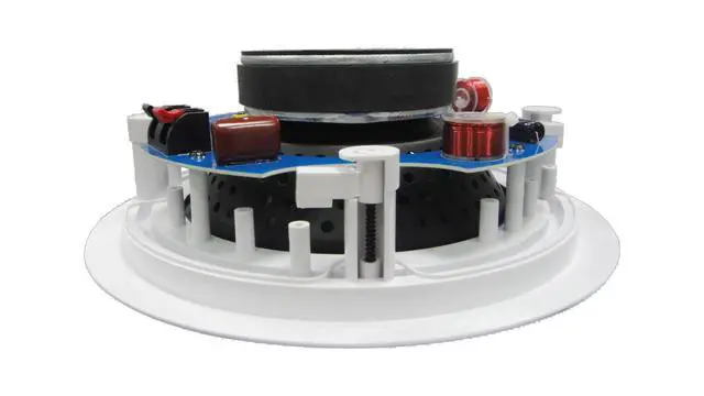 Alt view image 5 of 7 - 82C Silver Ticket in-Ceiling Speaker with Pivoting Tweeter (8 Inch in-Ceiling) 1 Piece, 11 inch Overall Size