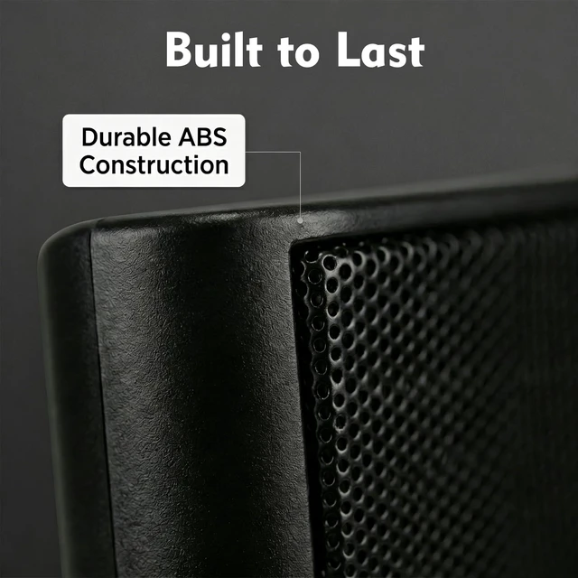 Alt view image 2 of 7 - Ultra Slim 5.25 Inch 240W Wall Mount Speakers, 8 Ohm Passive Home Theater Indoor Speakers for Bedroom, Kitchen, Living Room,Black(Pair)