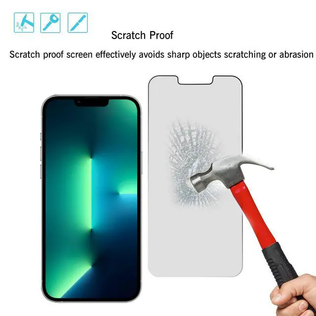 Alt view image 5 of 6 - Privacy Screen Protector+Camera Lens Protector for iPhone 13 Pro Max