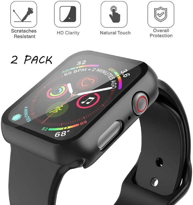 Alt view image 2 of 7 - Screen Protector Case for 44mm Apple Watch SE3/SE2/SE/Series 6/5/4