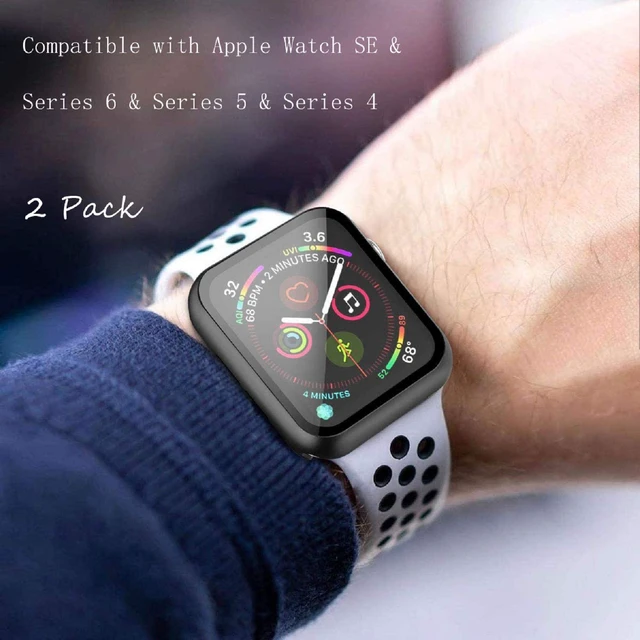 Alt view image 5 of 7 - Screen Protector Case for 44mm Apple Watch SE3/SE2/SE/Series 6/5/4