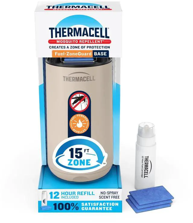 Main image of Fuel-ZoneGuard Base Patio Shield Mosquito Repeller, Linen