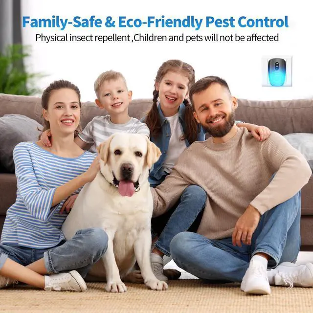 Alt view image 4 of 7 - 2026 Upgraded Ultrasonic Pest Repellent Indoor Insect Repeller, Pest Control, Repellent Roach, Mouse, Mosquito, Mice, Spider, Bugs, Ant, Rodent Repellent Ultrasonic Plug in, 3 Mode Switching, 6 Packs