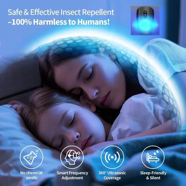 Alt view image 5 of 7 - 2026 Upgraded Ultrasonic Pest Repellent Indoor Insect Repeller, Pest Control, Repellent Roach, Mouse, Mosquito, Mice, Spider, Bugs, Ant, Rodent Repellent Ultrasonic Plug in, 3 Mode Switching, 6 Packs