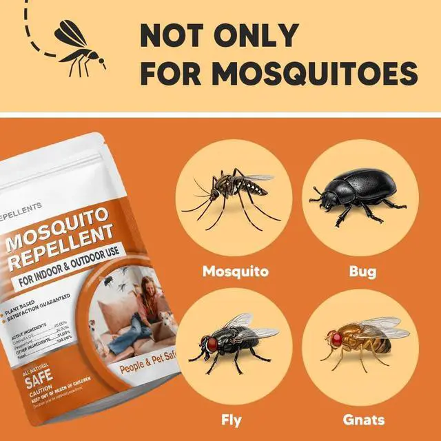 Alt view image 3 of 7 - Mosquito Repellent Outdoor Patio, Mosquito Deterrent for Yard, Indoor Mosquito Repellent Balls, Mosquito Repeller for Patio, Keep Mosquito Away, Covers 120 Sq. Ft, 60 Days Protection-12 Packs