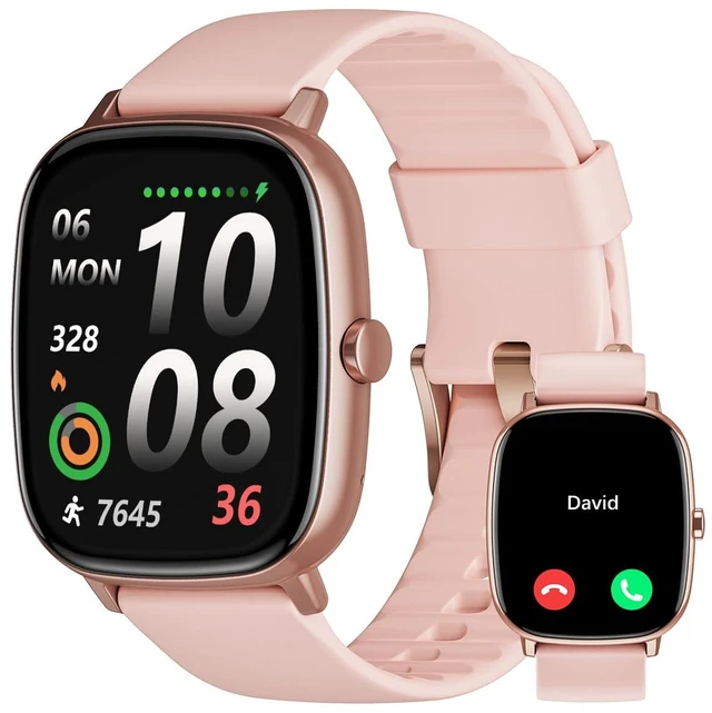 Main image of Smart Watch for Women with GPS Built-in Answer/Make Call Pink 1.95" HD, for iPhone/Android Phones, Fitness Tracker Heart Rate/Sleep Monitor, Step/Calories Counter 100+ Sport, Waterproof