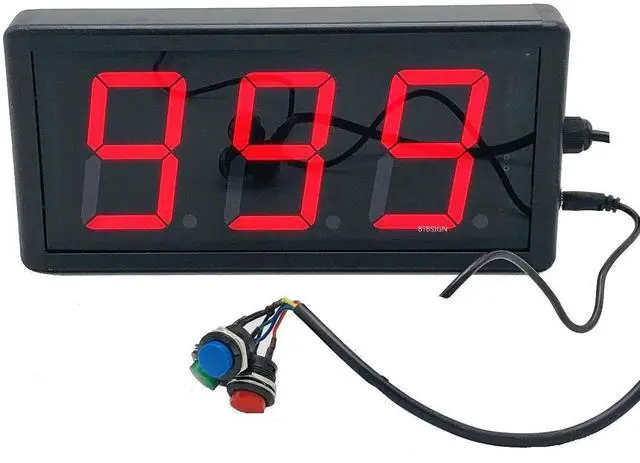 Main image of LED Lap Counter Up/Down Digital Counter with Buttons and Remote 3inch High