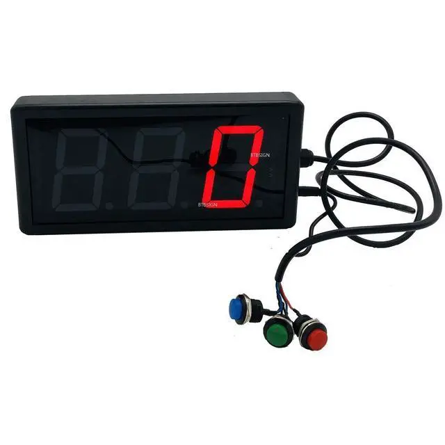 Alt view image 3 of 6 - LED Lap Counter Up/Down Digital Counter with Buttons and Remote 3inch High