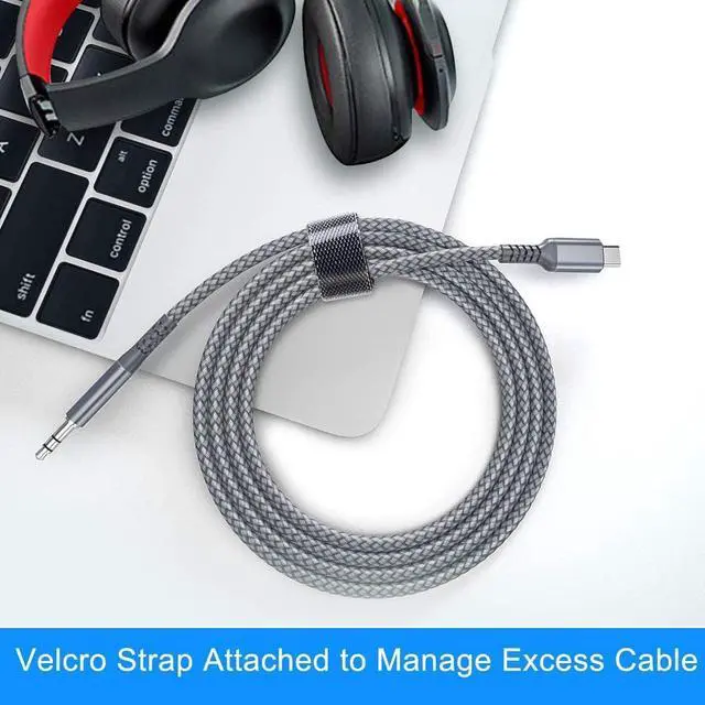Alt view image 4 of 7 - iPhone 17 16 Aux Cord 4FT,USB C to 3.5MM Jack Audio Cable Adapter