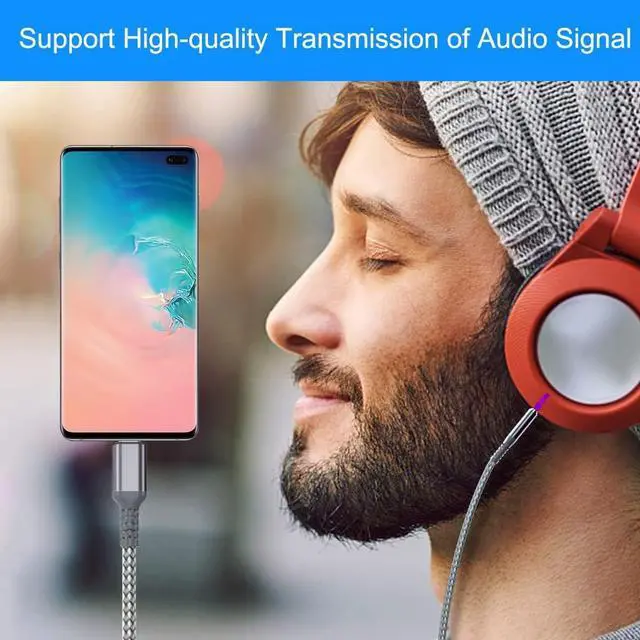 Alt view image 7 of 7 - iPhone 17 16 Aux Cord 4FT,USB C to 3.5MM Jack Audio Cable Adapter