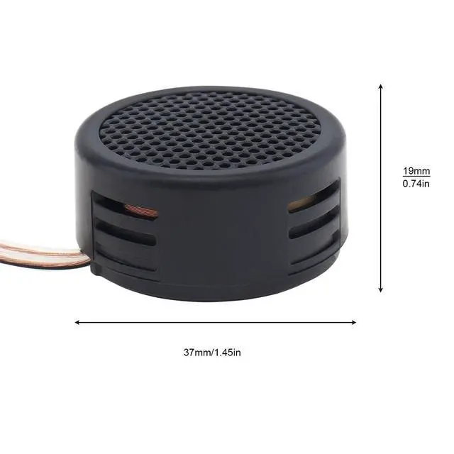 Alt view image 2 of 7 - Car Tweeters, 2pcs 500W High Efficiency Mini Dome Tweeter Speakers for Car Audio System