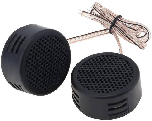 Alt view image 4 of 7 - Car Tweeters, 2pcs 500W High Efficiency Mini Dome Tweeter Speakers for Car Audio System