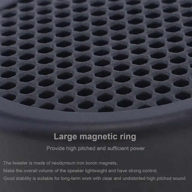 Alt view image 6 of 7 - Car Tweeters, 2pcs 500W High Efficiency Mini Dome Tweeter Speakers for Car Audio System