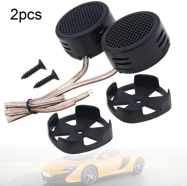Alt view image 7 of 7 - Car Tweeters, 2pcs 500W High Efficiency Mini Dome Tweeter Speakers for Car Audio System