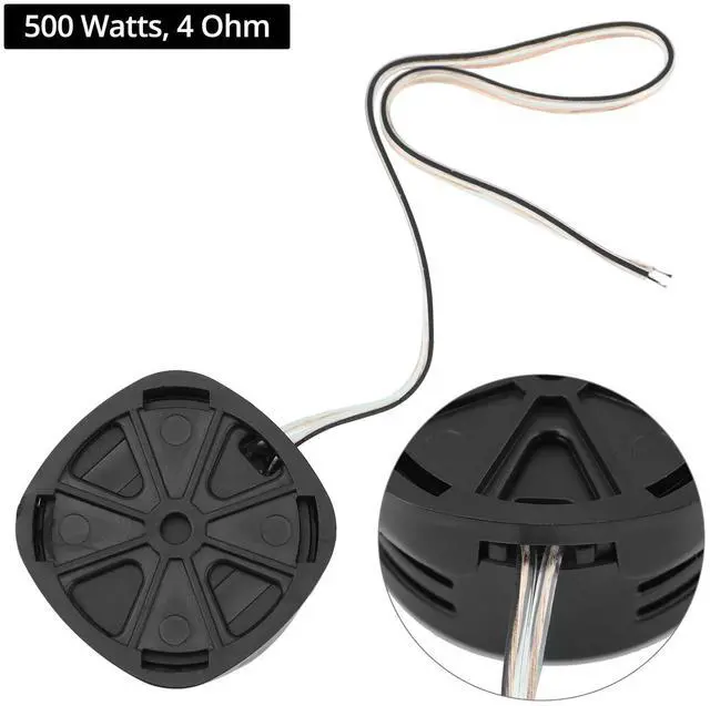 Alt view image 4 of 7 - 2 Pairs High-Power Neodymium Silk Dome Tweeter Set - 500W, 4 Ohm, Super High Frequency,-for Mini Car Audio Systems