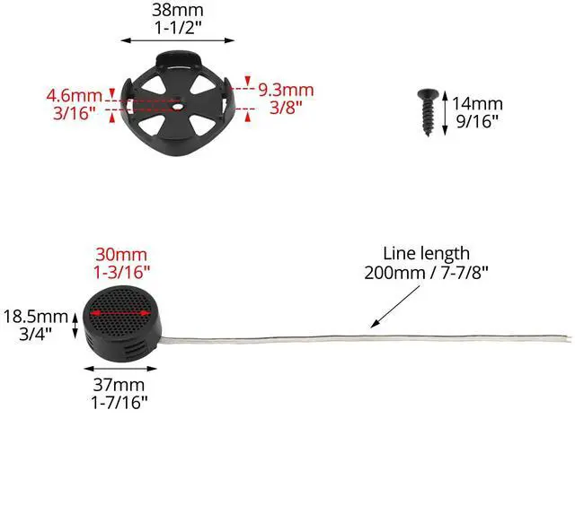 Alt view image 6 of 7 - 2 Pairs High-Power Neodymium Silk Dome Tweeter Set - 500W, 4 Ohm, Super High Frequency,-for Mini Car Audio Systems