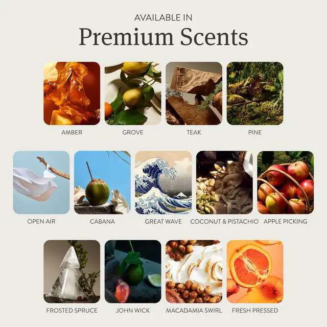 Alt view image 4 of 6 - Car Air Freshener - Stone Air Freshener Car Odor Eliminator - Long Lasting Scent - Auto Accessories - Metal Clip - Essential Oils - Clean Ingredients - Cabana Scent Starter Kit