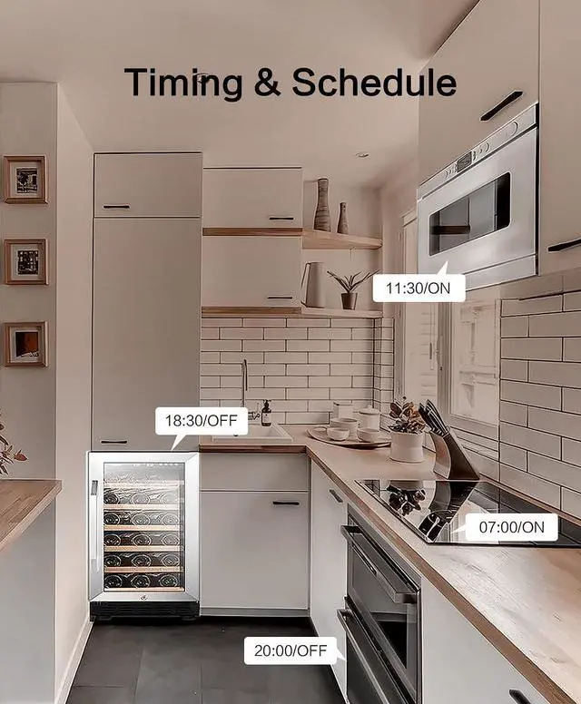 Alt view image 6 of 7 - 4 Pack Smart Plugs That Work with Alexa and Google Home, 7 Day Heavy Duty Programmable Timer, 1800W 15A WiFi Smart Outlet, Child Lock, Vacation Mode, Reliable WiFi Connection