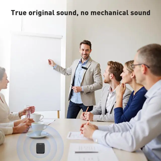 Alt view image 5 of 7 - Voice Amplifier with Wireless Lavalier Lapel Microphone for Teachers,2025 New Personal Microphone System,Portable Speaker Clip On Microphone,Mini Voice Amplifier for Speech, Meeting,Yoga