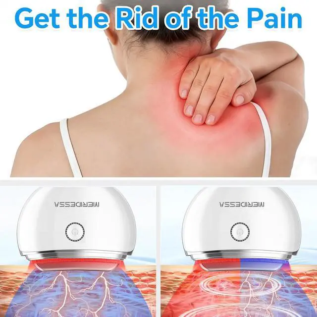 Alt view image 2 of 7 - Electric Gua Sha Facial Massager, Portable Face Massage Tool with LED Light, Gentle Heat & Vibration, Rechargeable Beauty Device for Daily Skincare Routine