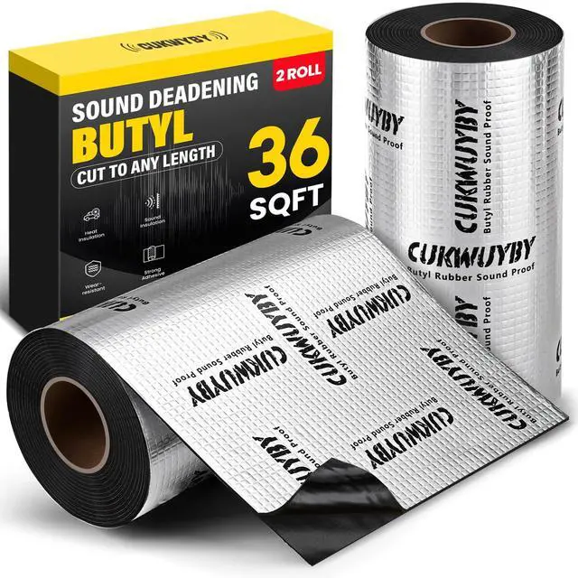 Main image of Deadening 36 sqft Sound Deading Material for Cars Powerful Noise Reduction Sound Deadening Mat Automotive Sound Deadener Heat Sound Insulation Mat Soundproofing