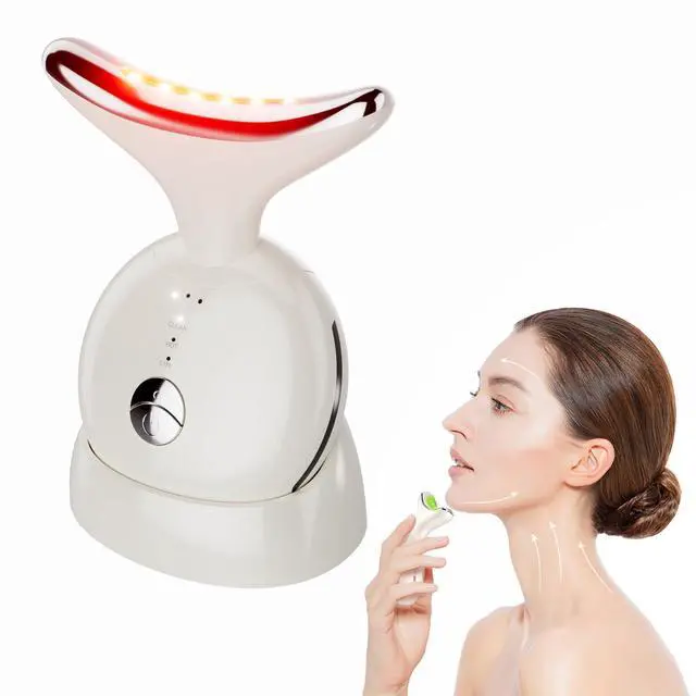 Main image of 7 in 1 Face Massager Tool, Red Light Therapy for Face and Neck,Portable Face Lift Device, Neck Massager for Double Chin Reducer