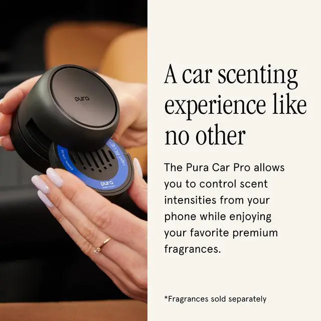 Alt view image 3 of 7 - Car Pro - Smart Fragrance Diffusion - Rechargeable & Cordless - Portable Smart Car Diffuser with USB-C Cable - Start & Stop Accelerometer Detects Motion - Diffuser Only