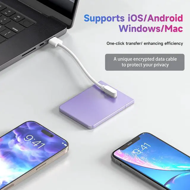 Alt view image 6 of 7 - AI Voice Recorder with Simultaneous Interpretation & Real-timeTranscription,64G Recording Memory AI Speech Processor Powered by ChatGPT with App Control for Business/Education/Interviews, Purple