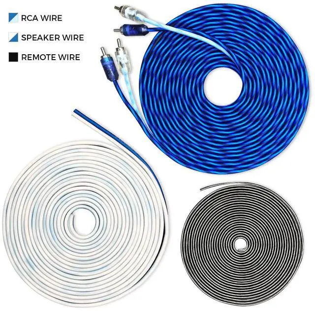 Alt view image 3 of 6 - 4 Gauge OFC Complete Amp Wiring Install Kit, AMPKIT-4GA-ELITE