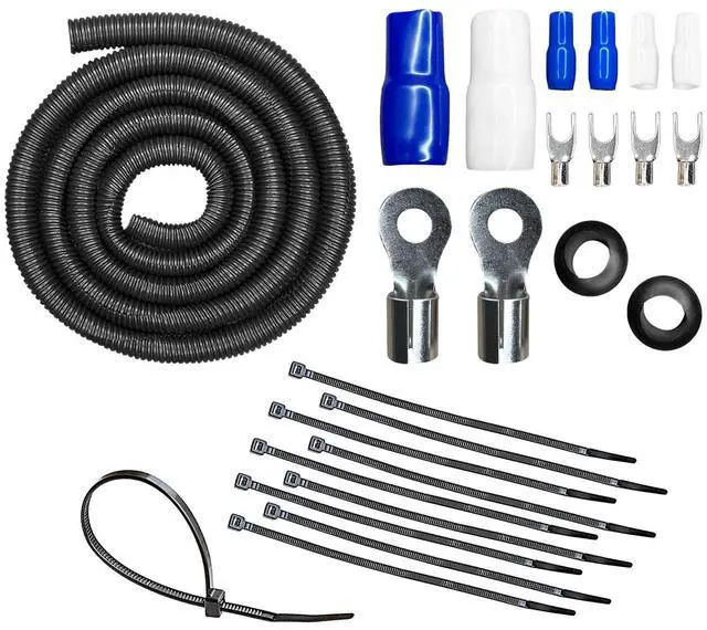 Alt view image 5 of 6 - 4 Gauge OFC Complete Amp Wiring Install Kit, AMPKIT-4GA-ELITE