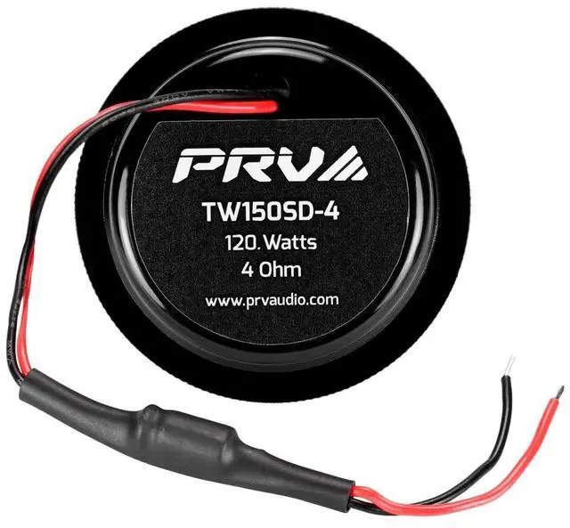 Alt view image 5 of 7 - Soft Dome Tweeters 240 Watts 4 Ohm TW150SD-4 with Built-in Crossover, 32 mm Silk Dome, Neodymium Magnet for Car Audio and Motorcycle Systems Easy Flush Mount (Pair)